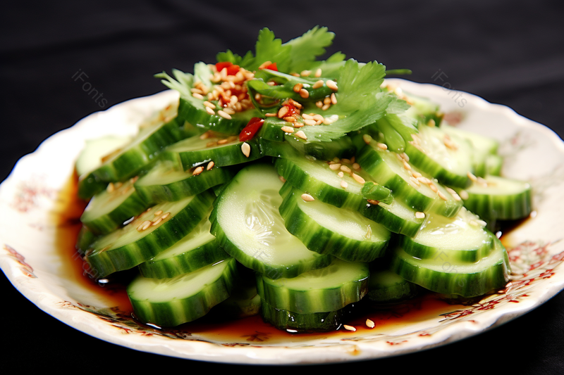 夏日清爽凉菜凉拌青瓜摄影实拍,高清,摄影图,摄影图片,图片大全,摄影图免费下载